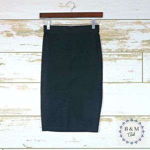 Forever 21 Women's Sz Small Black Pencil Skirt